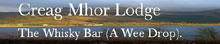 Creag Mhor Lodge Whisky Bar by Fort Willaim, Scotland