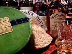 The Anderson whisky and cheese selection