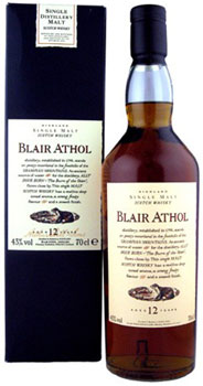blair athol whisky bottle