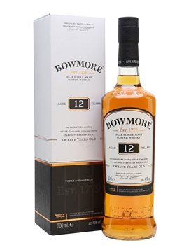 bowmore whisky bottle
