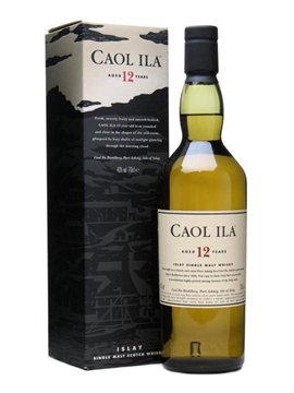 Caol Ila whisky bottle