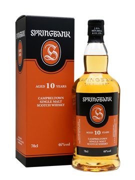 springbank whisky bottle