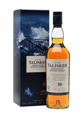 talisker whisky bottle