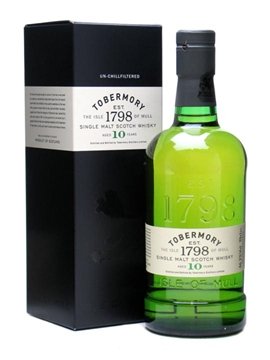 tobermory whisky bottle